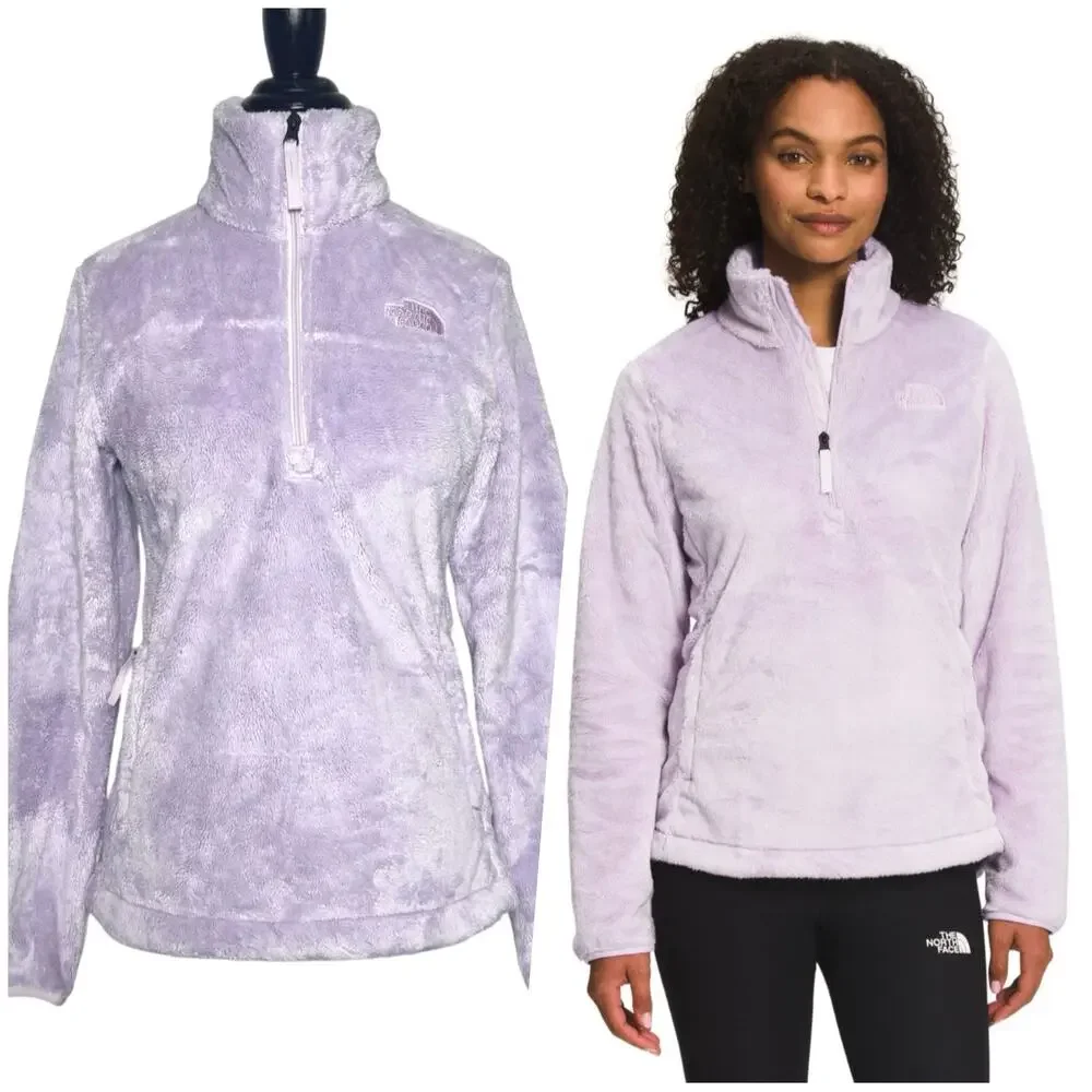The North Face | Women | Osito Lavender Fog Fleece Quarter Zip Pullover | Small